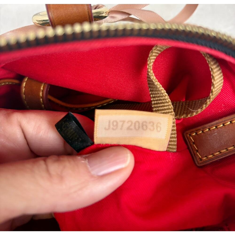 Dooney & Bourke NWT Bristol Satchel, Black Pebble Leather with Matching Pouch - Picture 10 of 16